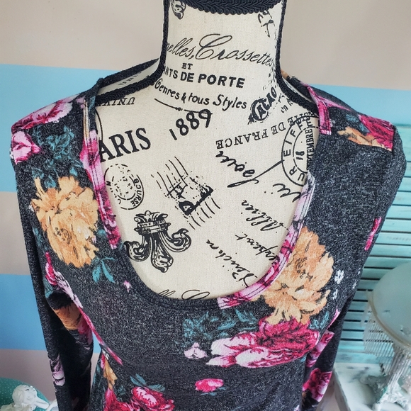 No Boundaries Long Sleeve Floral Dress - Picture 2 of 6